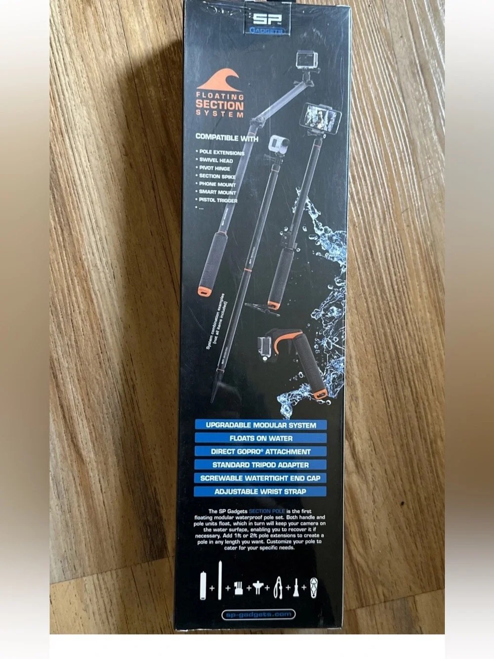 SP Gadgets Section Pole Set GoPro Grip 12